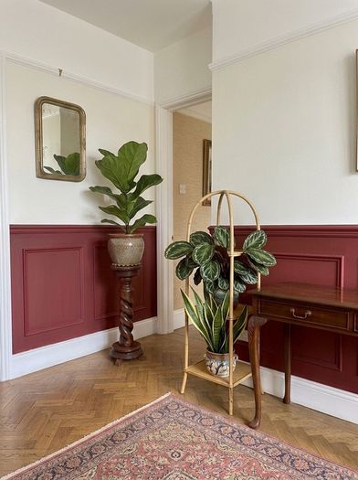 Mid centruy Twist Plant Stand