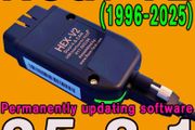 2025 VCDS Interface VAG HEX V2 Update 25.3.1 for VW Audi Skoda Multi-Language Car Autocom VAG COM Diagnostic Tool