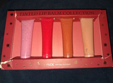 Brand New Tinted Lip Balm Collection x4 Pack - RRP - 15.99
