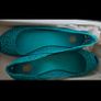 Melissa turquoise rubber rain sandals shoes ballerinas 38 5 Image 3