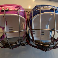 2x Medium Mycro Xtra Lite Hurling Helmets Great Condition
