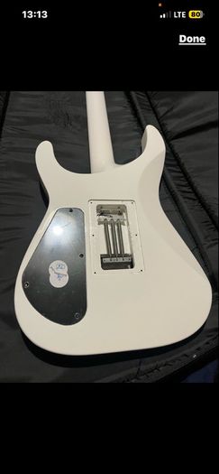 Jackson soloist SLXM electric guitar body parts