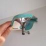 Dolce Gabbana D&G Vintage Blue Suede Embellished Mules Slides Image 2