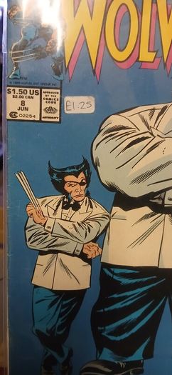 Wolverine #8 1989 Iconic Patch & Mr. Fixit Cover