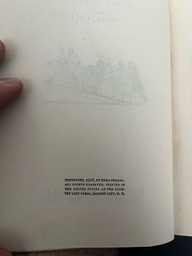 Show boat by Edna Ferber