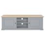 TV Cabinet Grey 120x30x40 cm Wood Image 4