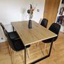 Modern Dining Table and Chair Set. Like New Image 9