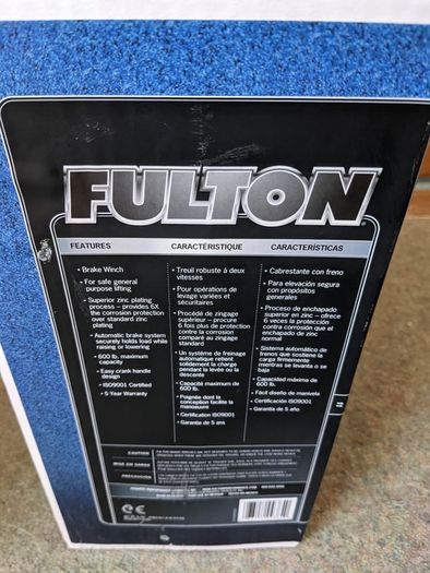 Fulton Brake Winch