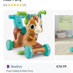vtech push gallop and ride pony