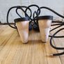 Aje Designer Strappy Wooden Heels Image 6
