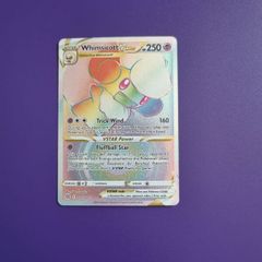 Whimsicott Vstar Rainbow Rare Pokemon Card (175/172).