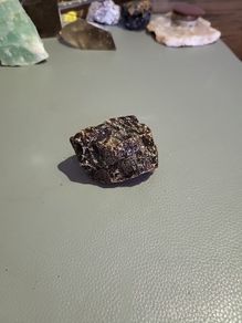 Amber rock specimen
