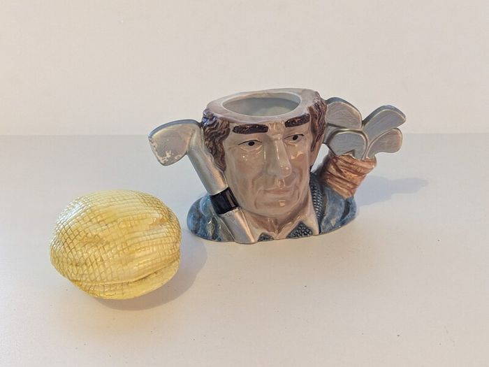 Vintage Golfer Tea Pot