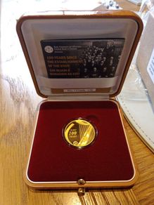 Gold Irish Central Bank 2022 Coin