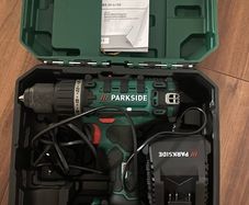 Parkside PABS 20-Li X20V Cordless Drill in Transport Case (without Battery and Charger)
