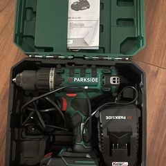 Parkside PABS 20-Li X20V Cordless Drill in Transport Case (without Battery and Charger)
