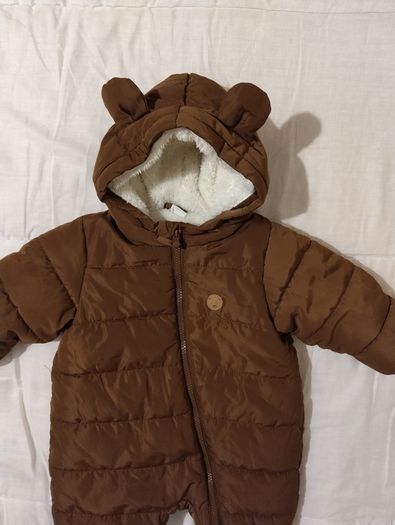 H&m All In One Warm Fleece lined Waterproof Pramsuit SnowSuit