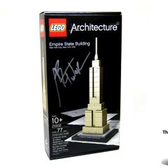 LEGO 21002 Architecture Empire State Building Signed by Designer Adam Reed Tucker Very Rare Brand New Sealed