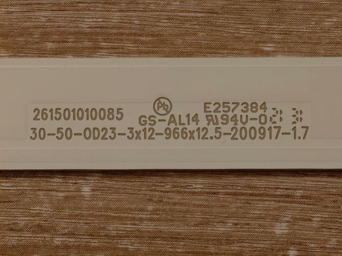 Original 50" Inches Led Strip Samsung Ue50au7100k Ue50au7100 Un50au7000g Ue50tu7100u Ue50tu8072u Un50tu8000k Un50tu7000f Ue50tu8000u