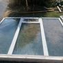 2 large white windows free for collection Image 5