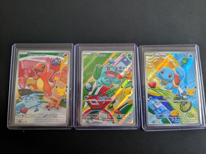 Pokemon First Partner Illustration Collection Gen 1 Starters