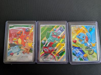 Pokemon First Partner Illustration Collection Gen 1 Starters