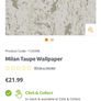 Fresco Millan Taupe Wallpaper Image 5