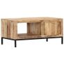 Coffee Table 88x50x42 cm Solid Mango Wood Image 4