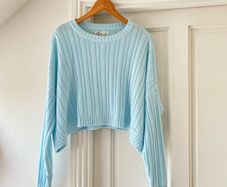 Hollister Ribbed Cropped Jumper