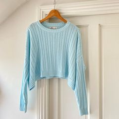 Hollister Ribbed Cropped Jumper