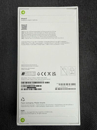 Apple IPhone 17 - Brand New (Unopened)