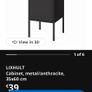 Lixhult Metal Cabinet IKEA Red Image 2