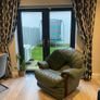 Leather recliner/swivel armchair Image 9