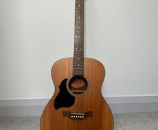 Acoustic Guitar Bundle - Crafter Lite T LH SP Left Handed Guitar, Case and Stand