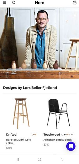 2  Drifted bar stool by Lars Beller fjetland