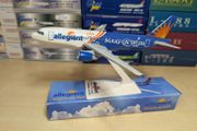 Allegiant 1:200 scale model airplane, Airbus A320 aircraft, NEW