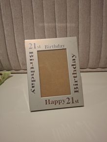 21st birthday frame