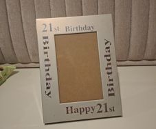 21st birthday frame