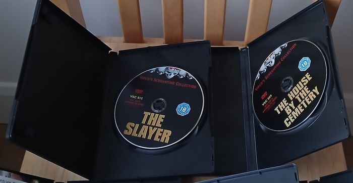 Vipco Screamtime Collection DVD Pair The Slayer The House by the Cemetery Region 2