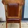 wood armchair vintage Image 10