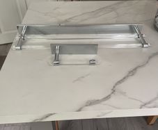 Towel rail & toilet roll holder
