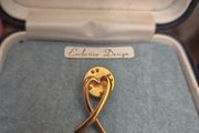 Vintage Loving Heart Brooch