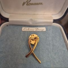 Vintage Loving Heart Brooch