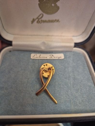 Vintage Loving Heart Brooch