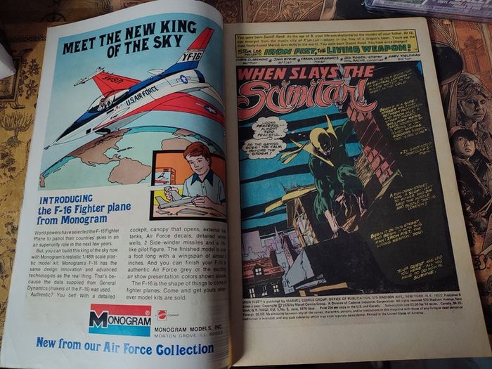 Iron Fist ! Issue #5 ! 1st Appearance of Scimitar ! Iron Fist makes ties to the IRA ! Bronze Age Comic from 1976 ! by Marvel !