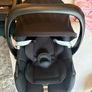 maxi cosi car seat, isofix base and rain cover Image 2