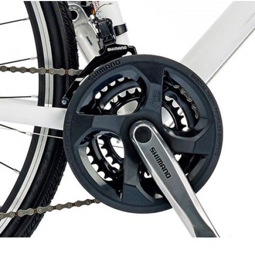 22" Viking Notting Hill 21 Speed Alloy Gents Disc, Matt White