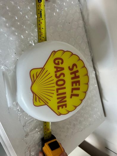 Shell gasoline pump globe
