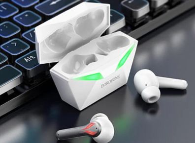 Borofone Bw24 Gaming Wireless Bt Earbuds (white)