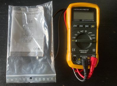 Digital Multimeter With Leads